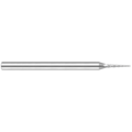 Harvey Tool Miniature End Mill - Tapered - Ball, 0.0600", Included Angle: 14 Degrees 34460